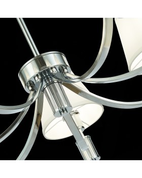 SLE111303-07 Люстра подвесная Хром/Белый E14 7*40W MONZA-foto6