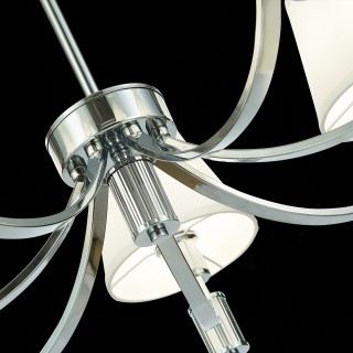 SLE111303-07 Люстра подвесная Хром/Белый E14 7*40W MONZA-foto6