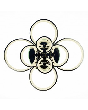 SLE200312-08RGB Светильник потолочный Хром/Белый LED 1*256W RGB 15W 3000-6000K LETO-foto5