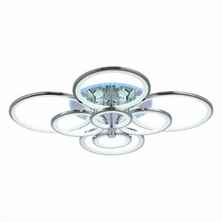 SLE200312-08RGB Светильник потолочный Хром/Белый LED 1*256W RGB 15W 3000-6000K LETO-foto3