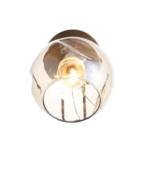 SLE155301-01 Светильник настенный Античная медь/Янтарный E14 1*60W GENTORE-foto3