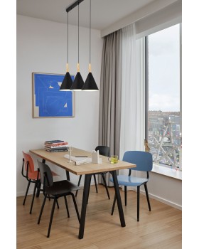 SLE1255-403-03 Светильник подвесной Черный/Черный E27 3*40W ARKET-foto5