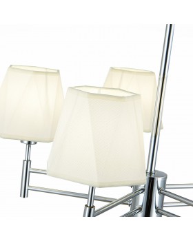 SLE105403-05 Люстра подвесная Хром/Белый E14 5*40W LAGORO-foto3