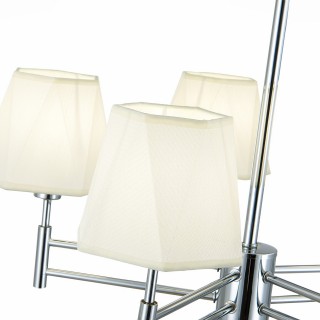 SLE105403-05 Люстра подвесная Хром/Белый E14 5*40W LAGORO-foto3