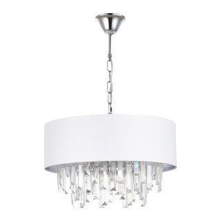 SLE1120-103-07 Светильник подвесной Хром/Белый E14 7*40W DAHLIA-foto2