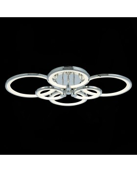 SLE200312-06 Светильник потолочный Хром/Белый LED 1*168W 3000-6000K LETO-foto7