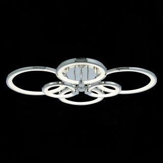 SLE200312-06 Светильник потолочный Хром/Белый LED 1*168W 3000-6000K LETO-foto7