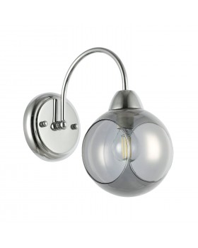 SLE102101-01 Бра Хром/Дымчатый E14 1*40W RELOTTE-foto2