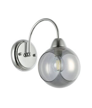 SLE102101-01 Бра Хром/Дымчатый E14 1*40W RELOTTE-foto2