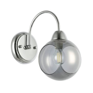 SLE102101-01 Бра Хром/Дымчатый E14 1*40W RELOTTE-foto2