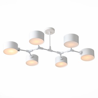 SLE183502-06 Люстра потолочная Белый/Белый E14 6*60W GIMENTO-foto11