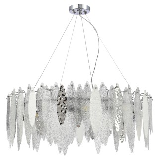 SL1224.103.10 Люстра подвесная ST-Luce Хром/Прозрачный, Белый E14 10*60W LASTRA-foto2