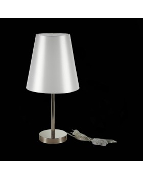 SLE105904-01 Прикроватная лампа Никель/Белый E14 1*40W BELLINO-foto4