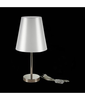 SLE105904-01 Прикроватная лампа Никель/Белый E14 1*40W BELLINO-foto4