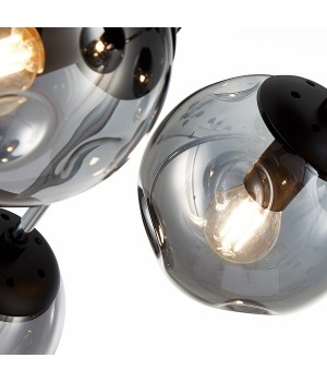 SLE106002-08 Люстра потолочная Хром, Черный/Дымчатый E14 8*40W MAREA-foto10