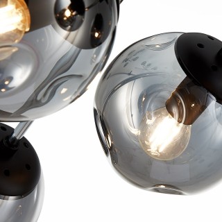 SLE106002-08 Люстра потолочная Хром, Черный/Дымчатый E14 8*40W MAREA-foto10