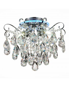 SLE160002-04 Светильник потолочный Хром/Прозрачный E14, LED 4+1*40/5(подсветка)W LITERO-foto13