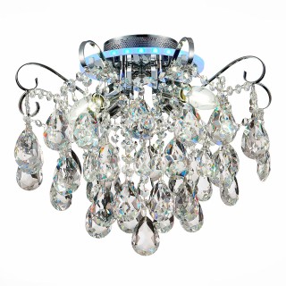 SLE160002-04 Светильник потолочный Хром/Прозрачный E14, LED 4+1*40/5(подсветка)W LITERO-foto13