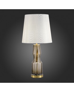 SL1005.704.01 Прикроватная лампа ST-Luce Коньячный,Латунь/Серый E27 1*40W SAYA-foto5