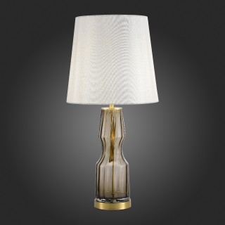 SL1005.704.01 Прикроватная лампа ST-Luce Коньячный,Латунь/Серый E27 1*40W SAYA-foto5