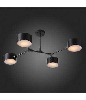 SLE183402-04 Люстра потолочная Черный/Черный E14 4*60W GIMENTO-foto5