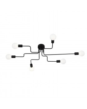 SL419.442.06 Люстра потолочная Черный E27 6*60W ANO-foto2