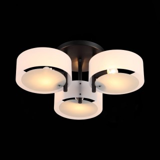 SL483.402.03 Люстра потолочная Черный/Белый E27 3*60W FORESTA-foto9