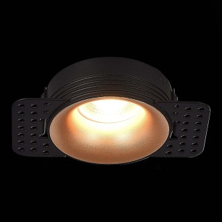 ST218.428.01 Св-к встр. Черный GU10 1*50W  IP20 D85xH30 165-265V Без ламп Встраиваемые светильники-foto3