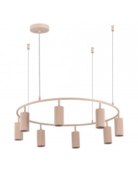 SL1213.603.08 Светильник подвесной ST-Luce Розовый/Розовый GU10 8*5W 4000K KENDO-foto2