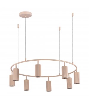 SL1213.603.08 Светильник подвесной ST-Luce Розовый/Розовый GU10 8*5W 4000K KENDO-foto2