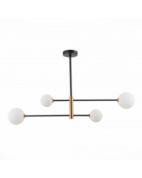 SLE220103-04 Светильник подвесной Черный, Бронза/Белый G9 4*5W ARCOLA-foto2