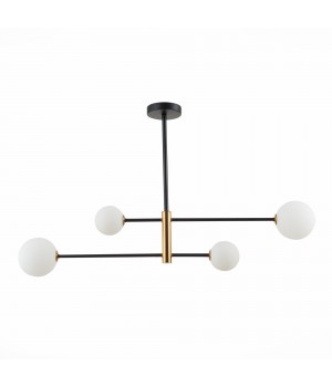 SLE220103-04 Светильник подвесной Черный, Бронза/Белый G9 4*5W ARCOLA-foto2