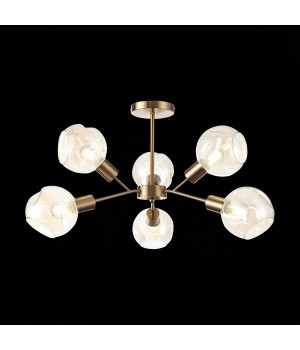 SLE155302-06 Люстра потолочная Античная медь/Янтарный E14 6*60W GENTORE-foto18