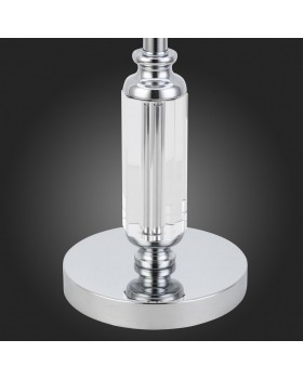 SLE107204-01 Прикроватная лампа Хром/Светло-серый E14 1*40W SNERE-foto3