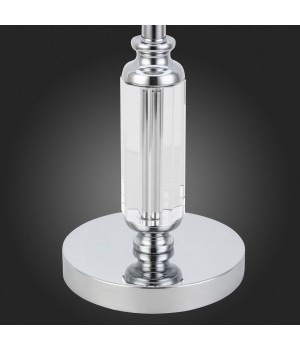 SLE107204-01 Прикроватная лампа Хром/Светло-серый E14 1*40W SNERE-foto3