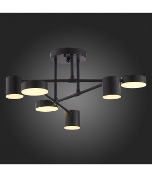 SLE201042-06 Люстра потолочная Черный/Черный LED 6*7W 4000K NOBEL-foto7