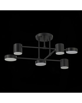 SLE201042-06 Люстра потолочная Черный/Черный LED 6*7W 4000K NOBEL-foto4