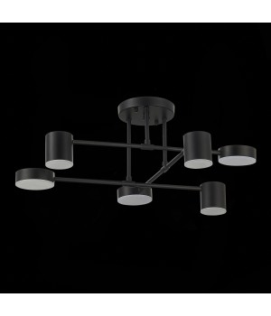 SLE201042-06 Люстра потолочная Черный/Черный LED 6*7W 4000K NOBEL-foto4