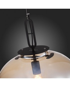 SL1050.423.01 Светильник подвесной ST-Luce Черный/Коньячный E27 1*40W BURASCA-foto3