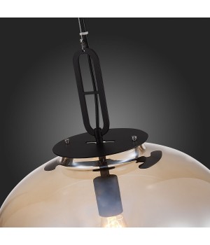 SL1050.423.01 Светильник подвесной ST-Luce Черный/Коньячный E27 1*40W BURASCA-foto3