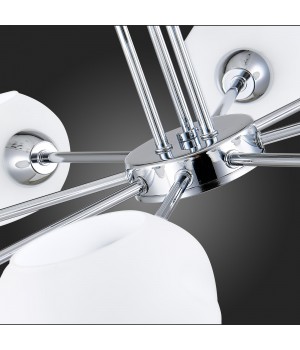 SLE104302-08 Люстра потолочная Хром/Белый E14 8*40W LANTA-foto3