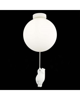 SLE115412-01 Светильник потолочный Белый/Белый E27 1*60W MODENA-foto4