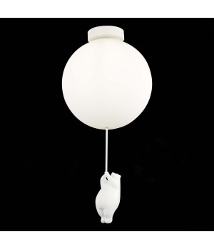 SLE115412-01 Светильник потолочный Белый/Белый E27 1*60W MODENA-foto4