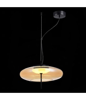 SL6500.413.01 Подвес ST-Luce Черный/Янтарный LED 1*15W 3000K HELIA-foto4