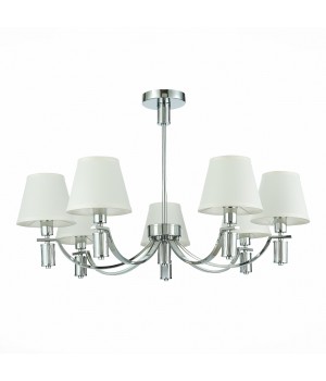 SLE111303-07 Люстра подвесная Хром/Белый E14 7*40W MONZA-foto2
