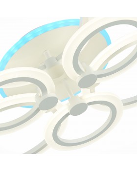 SLE500652-06RGB Светильник потолочный Белый/Белый LED 1*108W RGB 8W 3000-6000K CERINA-foto6