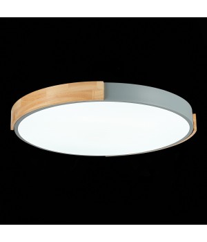 SLE201372-01 Светильник потолочный Серый, Светлое дерево/Белый LED 1*40W 3000K/4000K/6000K DELIA-foto7
