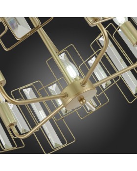 SLE103403-05 Люстра подвесная Шампань/Прозрачный E14 5*40W GIANO-foto12