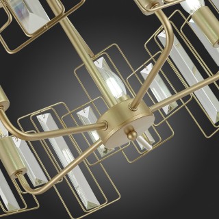 SLE103403-05 Люстра подвесная Шампань/Прозрачный E14 5*40W GIANO-foto12