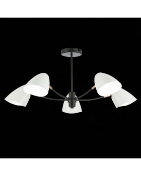 SLE103602-05 Люстра потолочная Черный, Золотой/Белый E14 5*40W SATTA-foto9